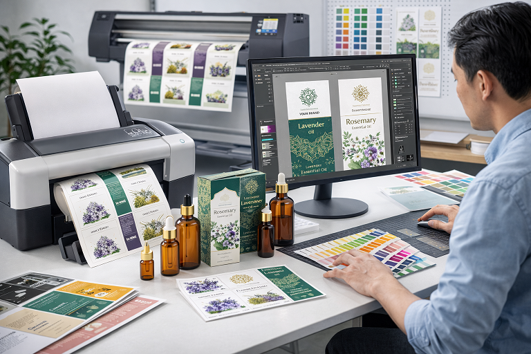 In-House Design & Label Printing